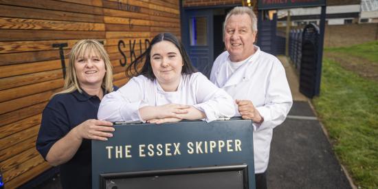 Peter, Louise and Rosie, franchisees of the Essex Skipper,