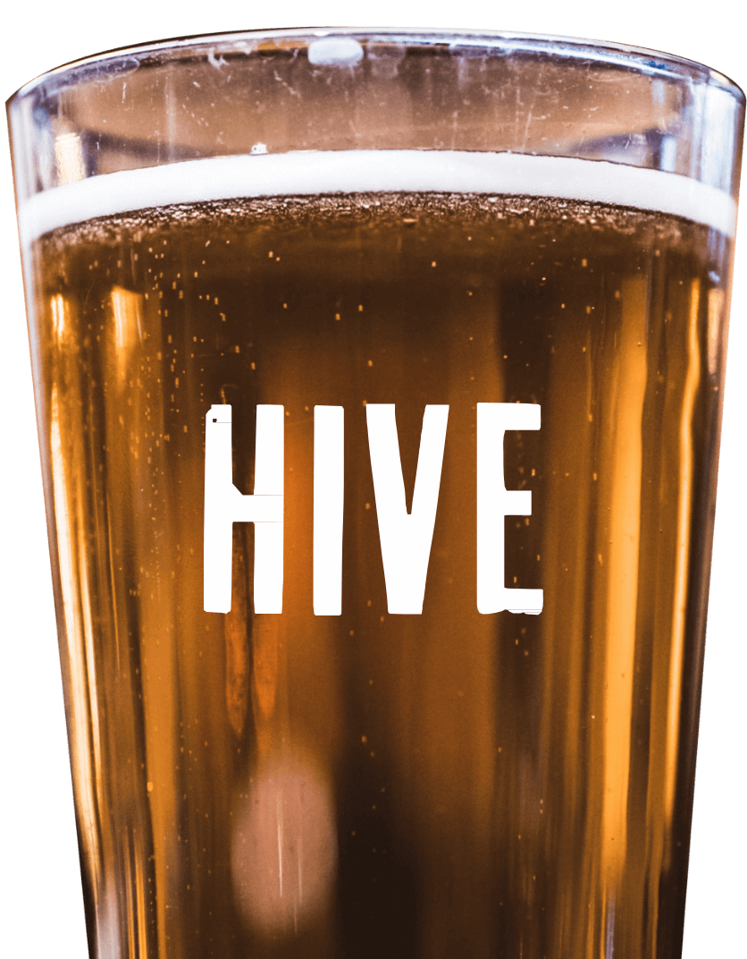 Hive Pint Glass